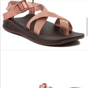 Metallic rose chacos